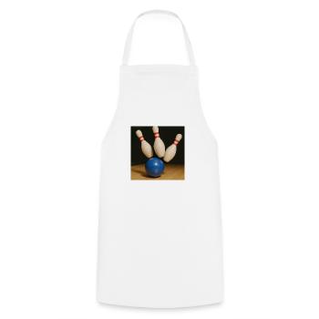 Sports - Bowling - Tablier de cuisine - blanc - Devant - AI Model Male 185 dark (185cm)