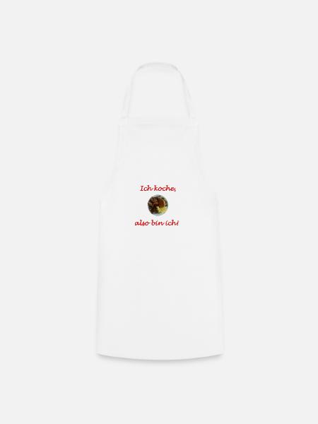 IchKoche - Kochschürze - Weiß
