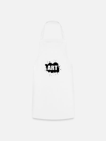 art - Tablier de cuisine - blanc