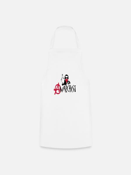 anarchiste - Tablier de cuisine - blanc