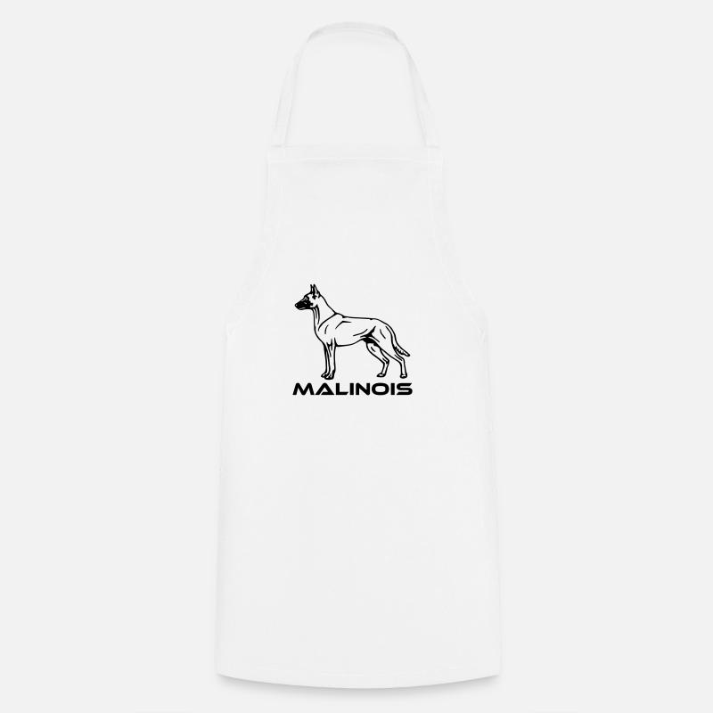 519 Malinois - Tablier de cuisine - blanc
