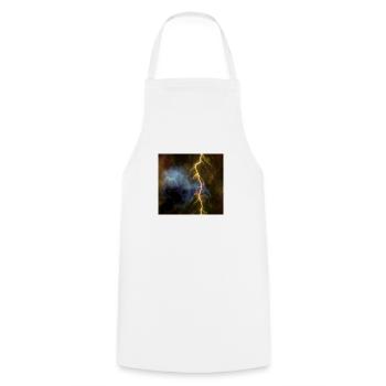 Lightning - Cooking Apron - white - Front - AI Model Male 185 dark (185cm)