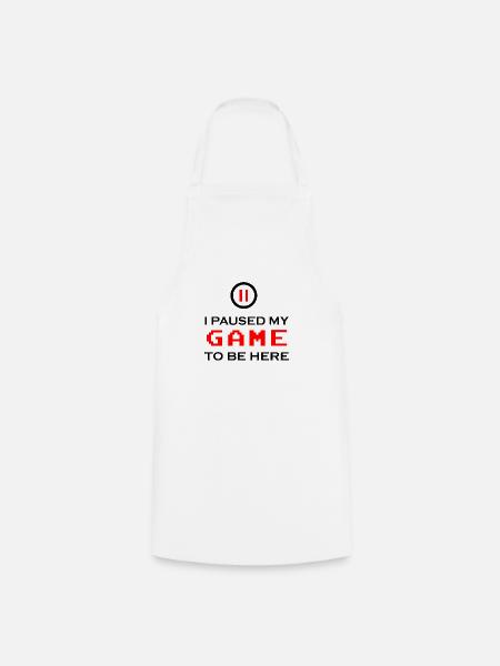 Game Gaming PC - Kochschürze - Weiß