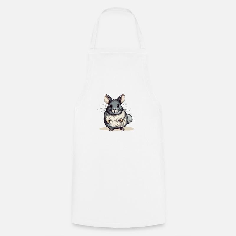 Mikai das Chinchilla - Kochschürze - Weiß