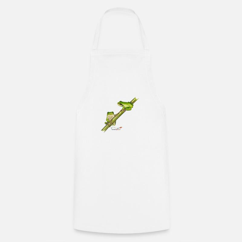 Laubfrosch - Kochschürze - Weiß