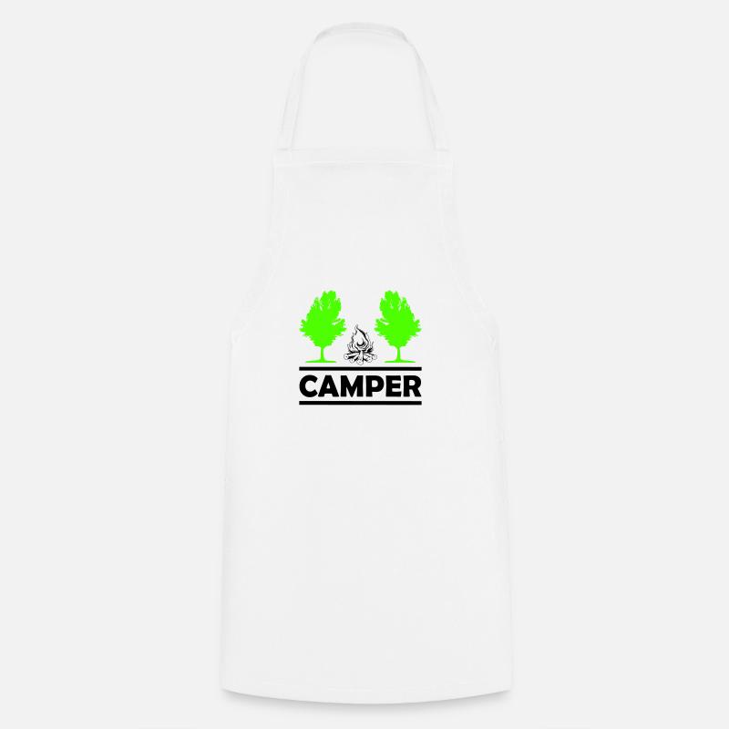 camper - Kochschürze - Weiß