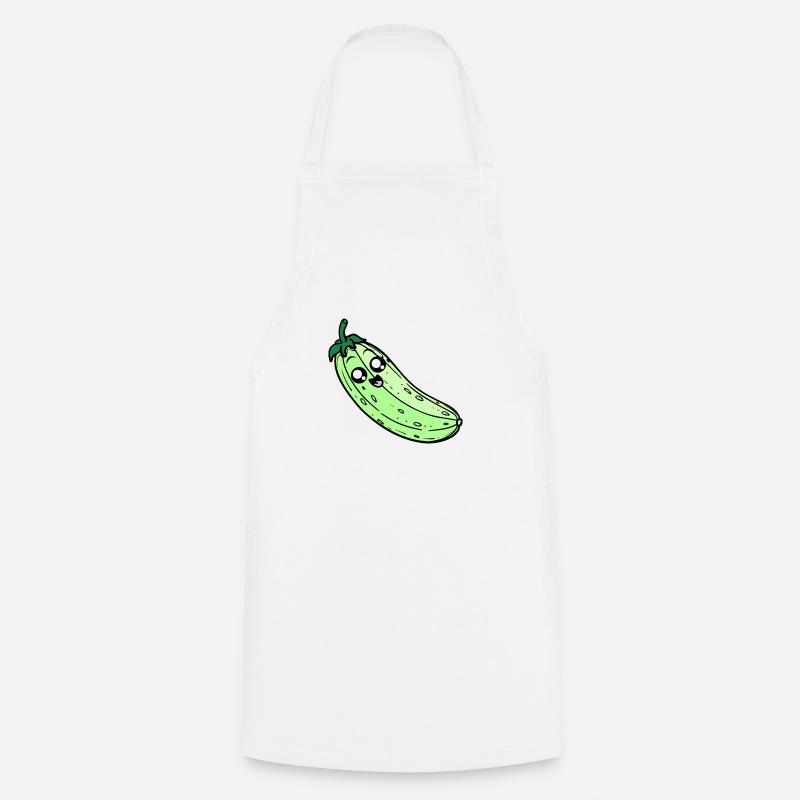 Concombre Bro - Tablier de cuisine - blanc