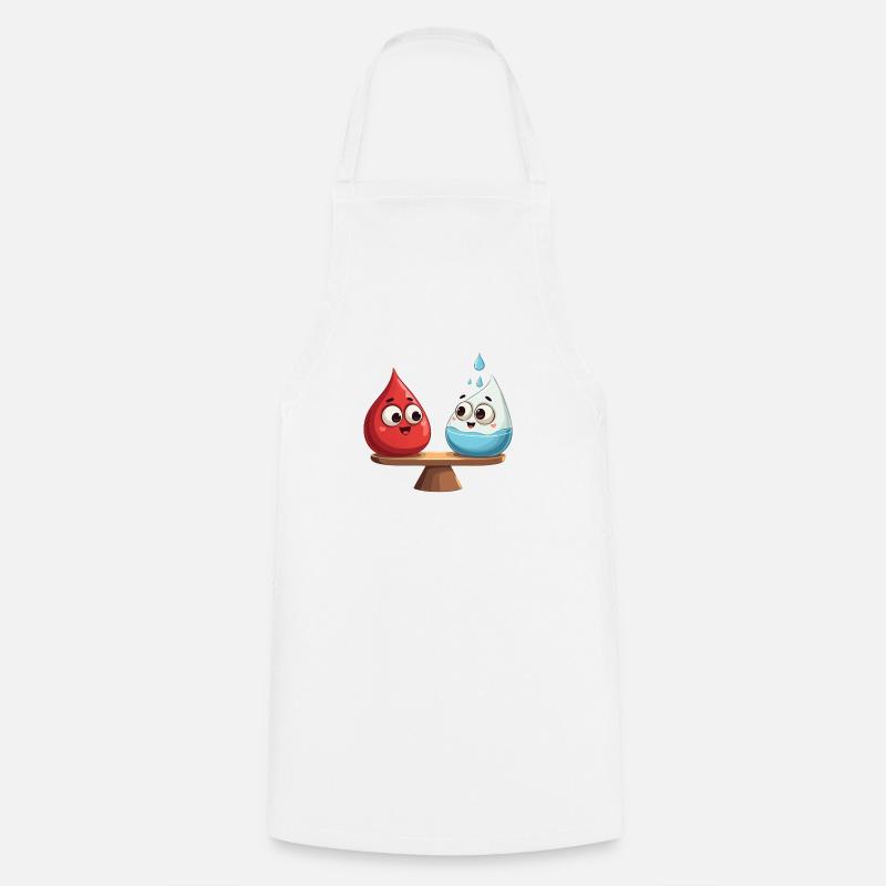 Le sang est plus épais que l’eau - Tablier de cuisine - blanc