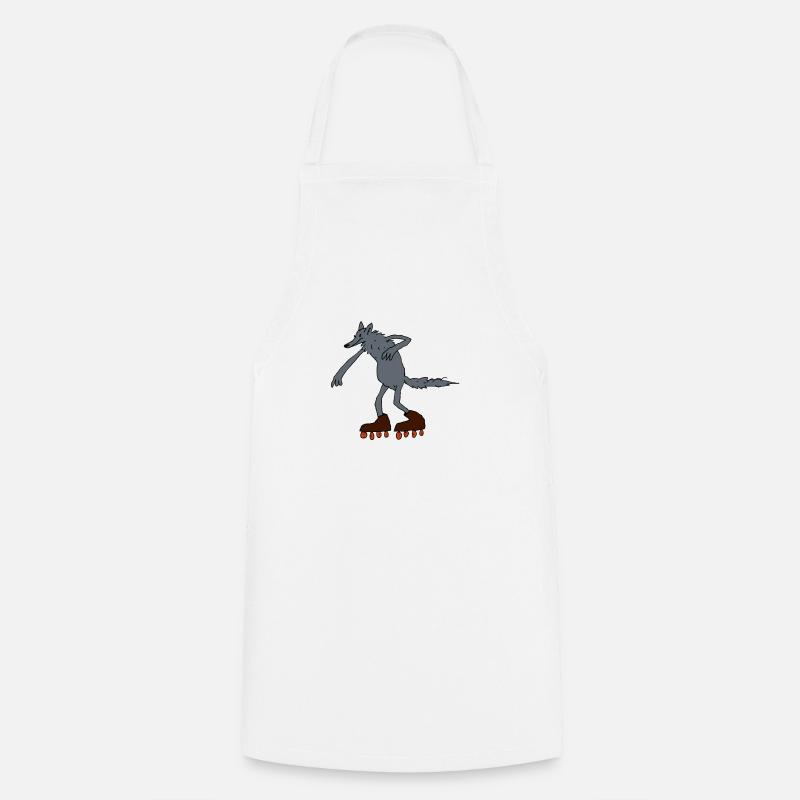 Wolf - Kochschürze - Weiß