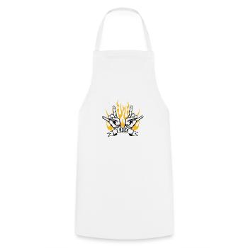 I ROCK - Tablier de cuisine - blanc - Devant - AI Model Male 185 dark (185cm)