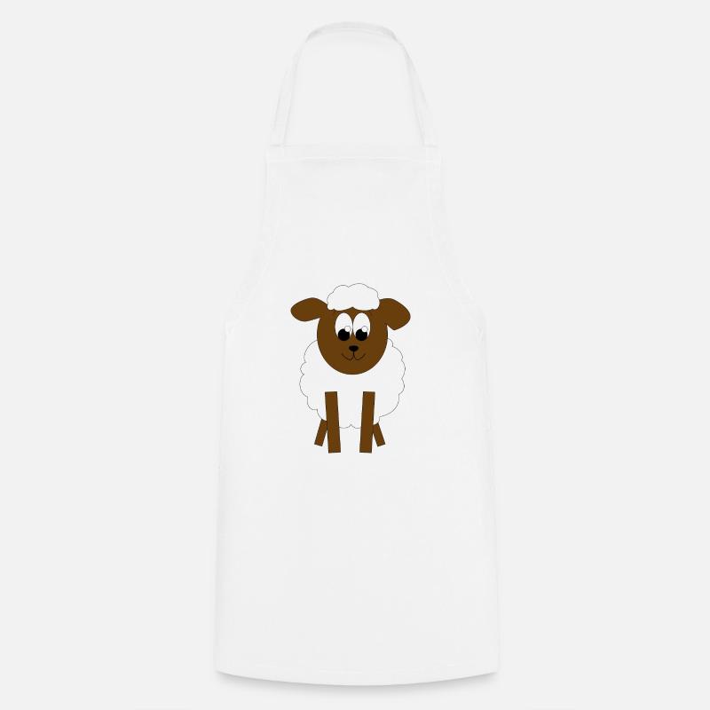 sheep - Cooking Apron - white