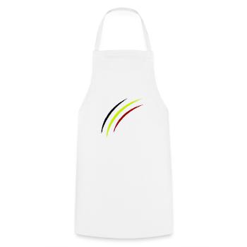 Griffes Belgique - Tablier de cuisine - blanc - Devant - AI Model Male 185 dark (185cm)
