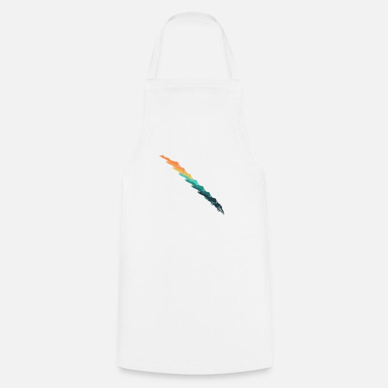 Natation rétro - Tablier de cuisine - blanc