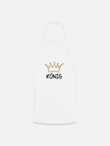KÖNIG 1 - Kochschürze - Weiß