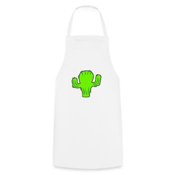 Cactus Plante Épineux Épineux Déserts Cactus - Tablier de cuisine - blanc - Devant - AI Model Male 185 dark (185cm)