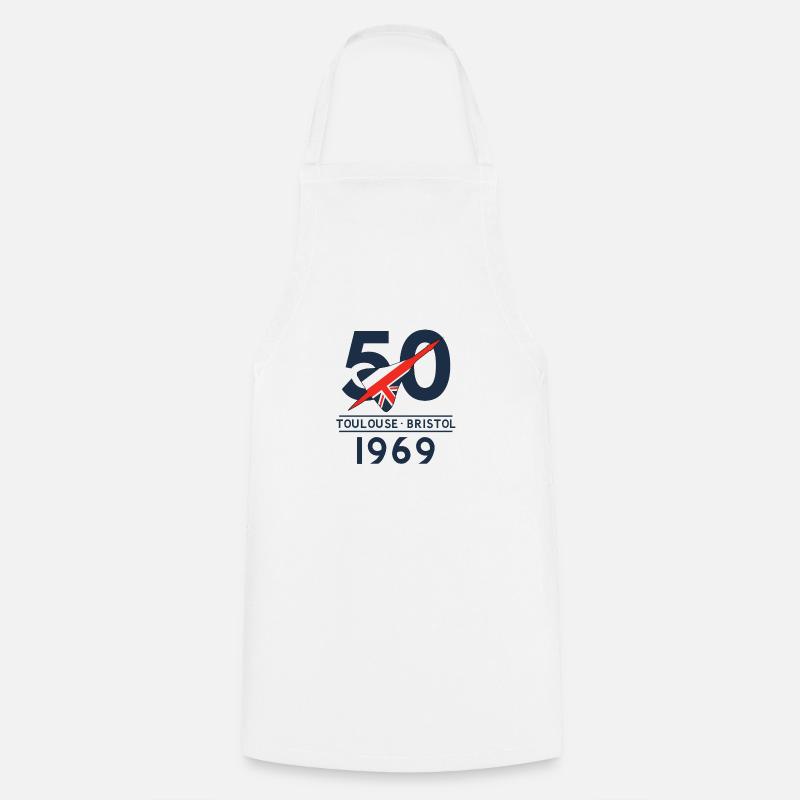 Concorde 50th Anniversary - Cooking Apron - white