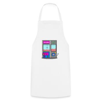 Brain game gripper automat gripper fun fair automat - Cooking Apron - white - Front - AI Model Male 185 dark (185cm)