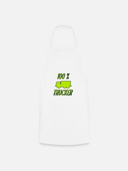 Trucker - Kochschürze - Weiß