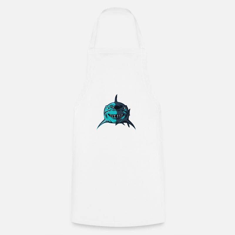 Requin - Tablier de cuisine - blanc