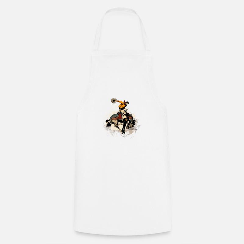 Western Rodeo - Cooking Apron - white