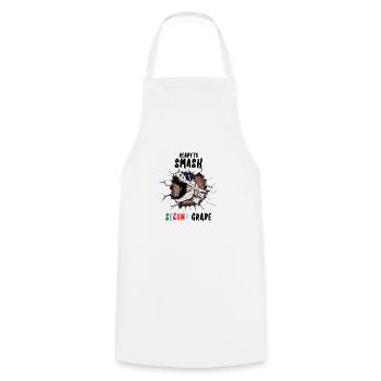 Ready To Smash Second Grade - Cooking Apron - white - Front - AI Model Male 185 dark (185cm)
