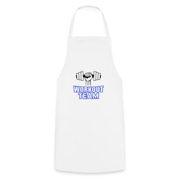 Équipe d’entraînement - Tablier de cuisine - blanc - Devant - AI Model Male 185 dark (185cm)