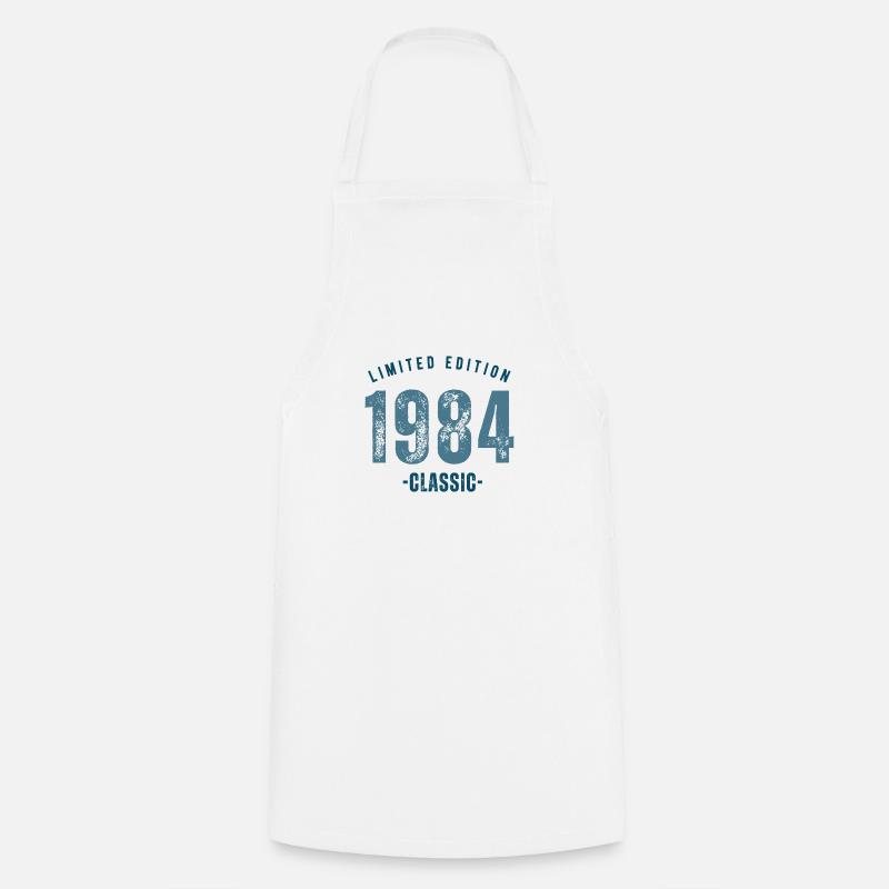 VÂN1984 - Tablier de cuisine - blanc
