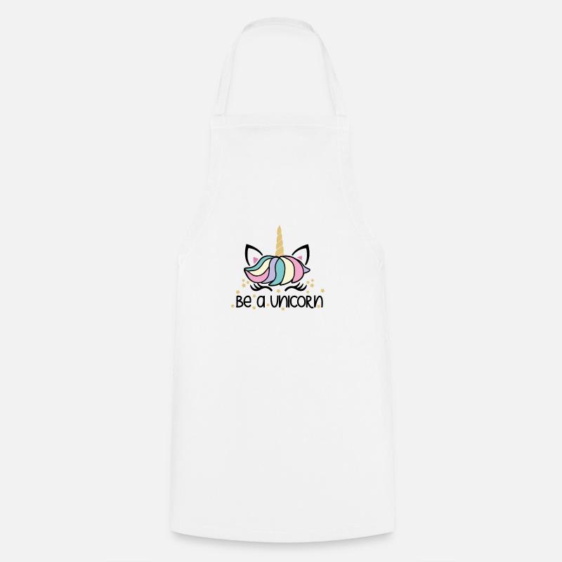 Unicorn - Kochschürze - Weiß