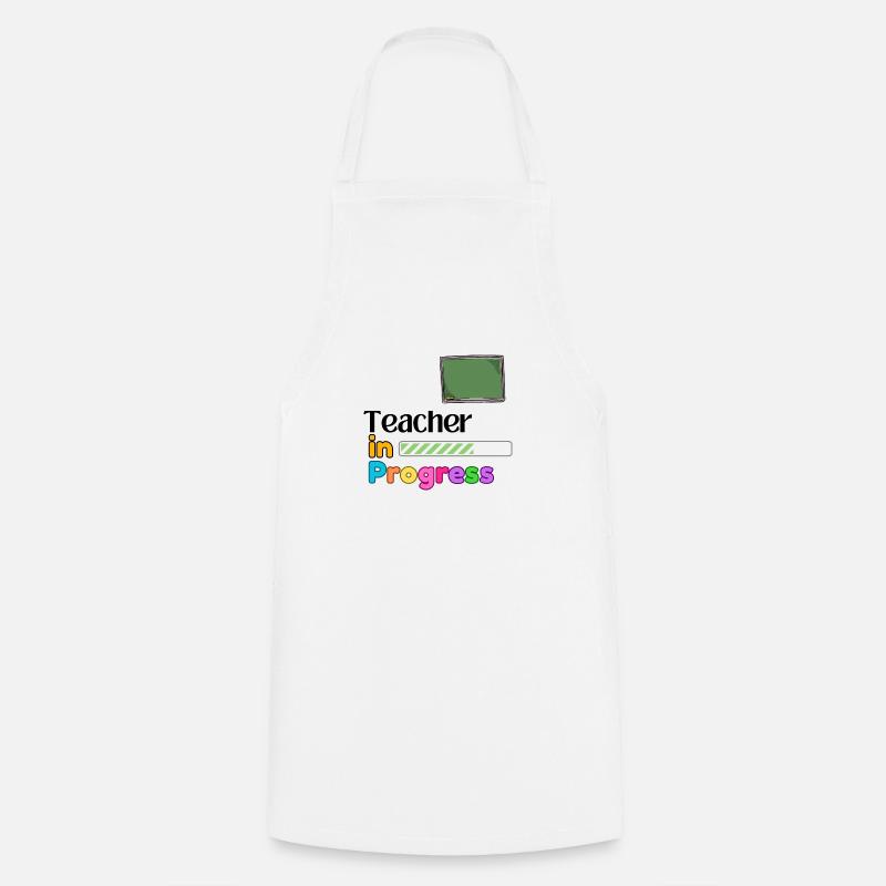 Enseignant en cours Cadeau parfait - Tablier de cuisine - blanc