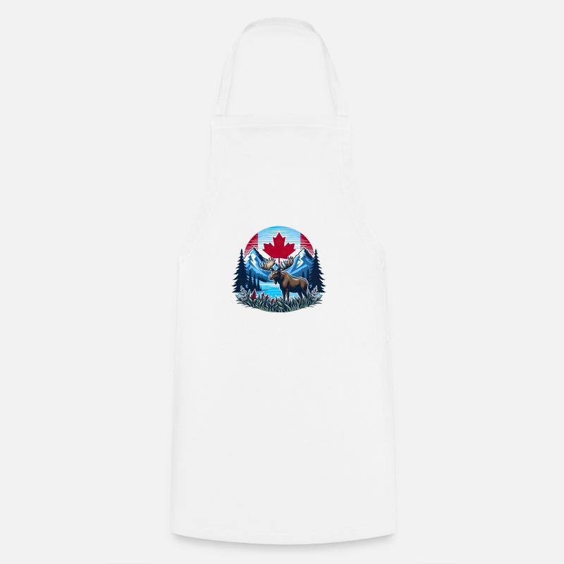 Canada 24 - Tablier de cuisine - blanc