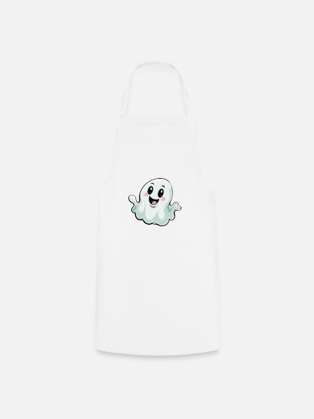 ghost funny - Kochschürze - Weiß