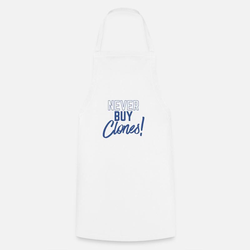 NeverClones - Cooking Apron - white