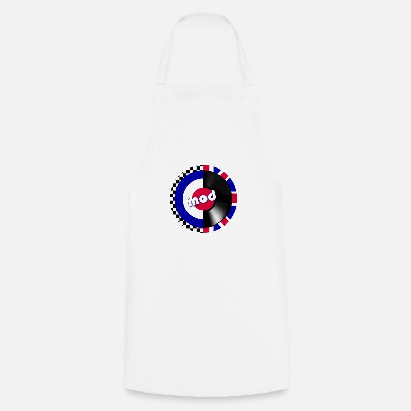 mod target record - Cooking Apron - white
