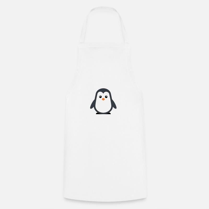 penguin - Cooking Apron - white