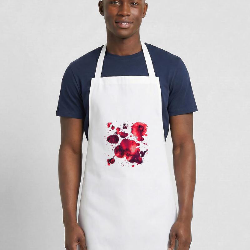 gxp psychedelic color gradient pattern WF red Cooking Apron