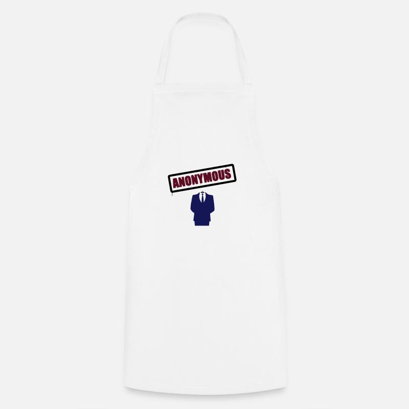 Anonymous - Cooking Apron - white