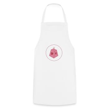 Lucky bear weight - Cooking Apron - white - Front - AI Model Male 185 dark (185cm)