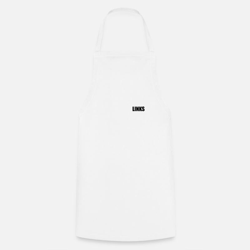 LEFT - Cooking Apron - white