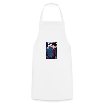 STYLE GARÇON - Tablier de cuisine - blanc - Devant - AI Model Male 185 dark (185cm)