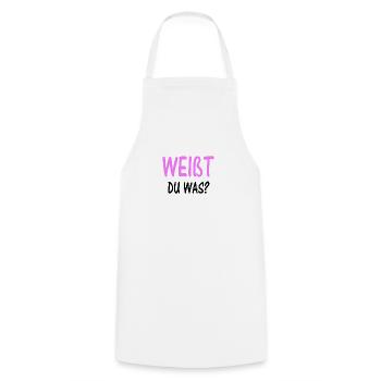 you know what? Big sister gift - Cooking Apron - white - Front - AI Model Male 185 dark (185cm)