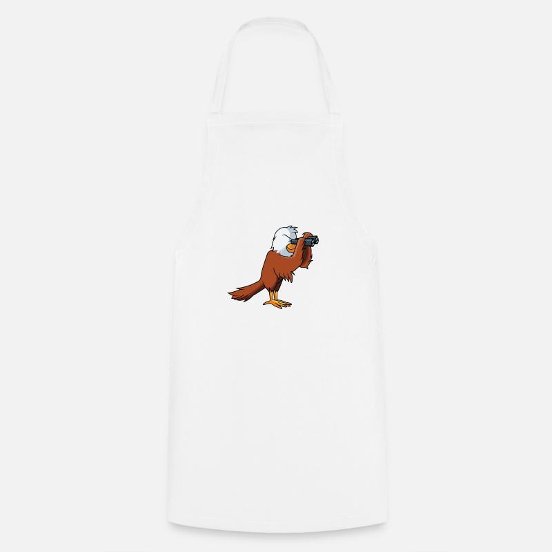 Aux yeux d'aigle - Tablier de cuisine - blanc
