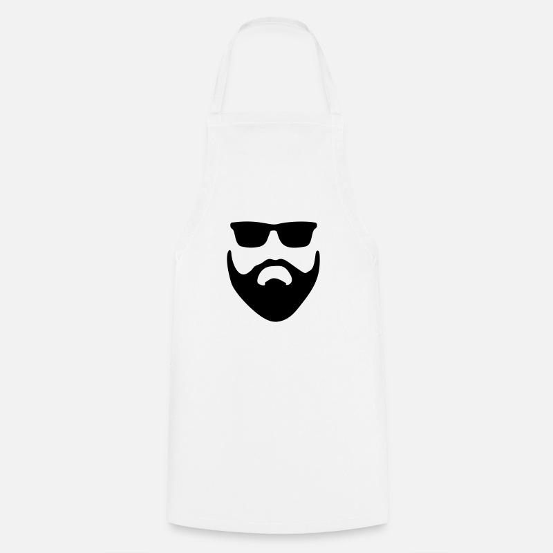 Hipster - Tablier de cuisine - blanc