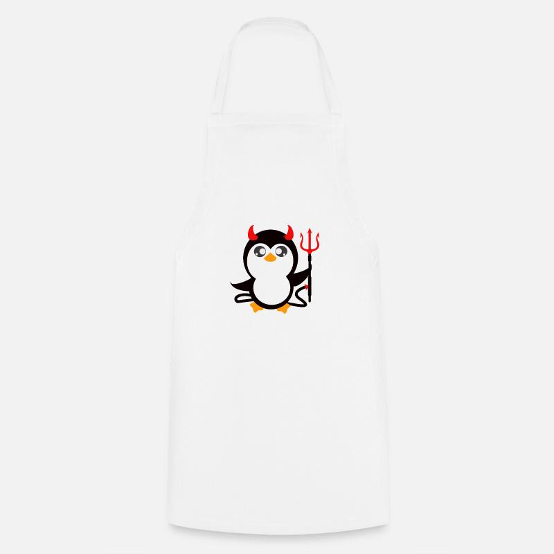 diable - Tablier de cuisine - blanc