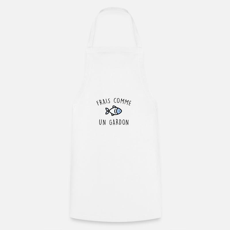 Frais comme un gardon - Tablier de cuisine - blanc