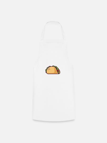 taco - Kochschürze - Weiß