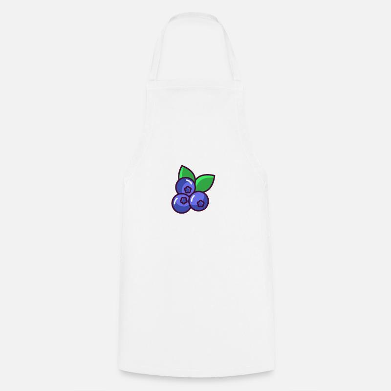 Myrtille - Tablier de cuisine - blanc