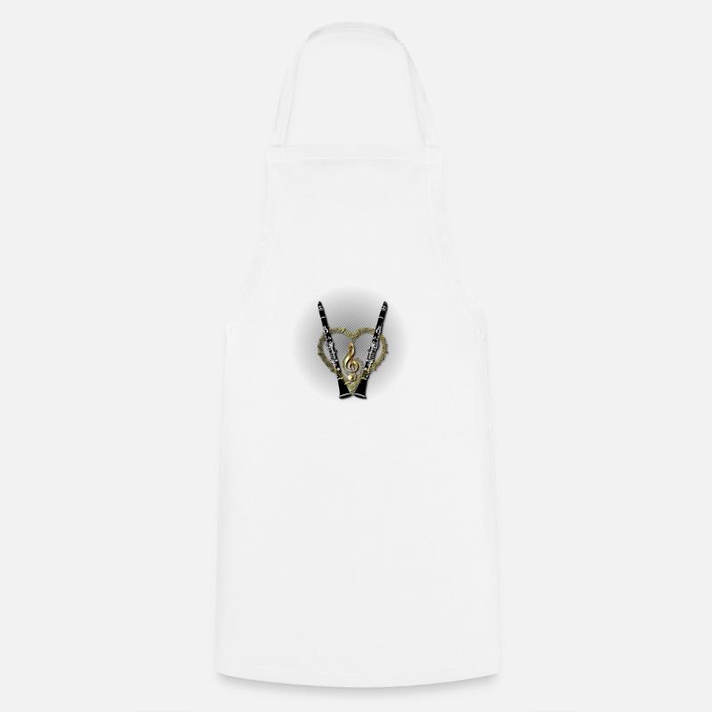 Clarinette - Tablier de cuisine - blanc