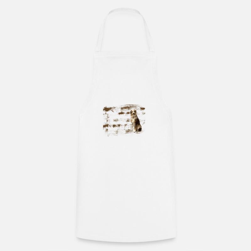sherperd - Cooking Apron - white