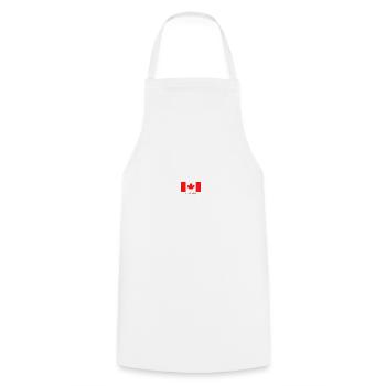 Canada - Cooking Apron - white - Front - AI Model Male 185 dark (185cm)