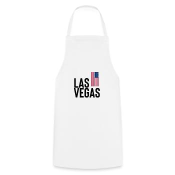 Las Vegas - Tablier de cuisine - blanc - Devant - AI Model Male 185 dark (185cm)